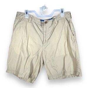 SIZE 38 IZOD KHAKI BEIGE SHORTS CASUAL OUTDOOR
